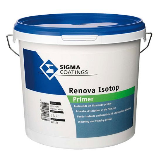 Immagine di FONDO ISOLANTE ANTIMACCHIA RENOVA ISOTOP PRIMER 1 LT BIANCO PPG SIGMA