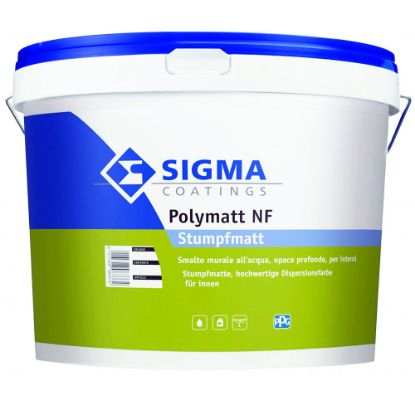 Immagine di SMALTO MURALE POLYMATT NF 12,5 LT BASE ZN COLORATO PPG SIGMA