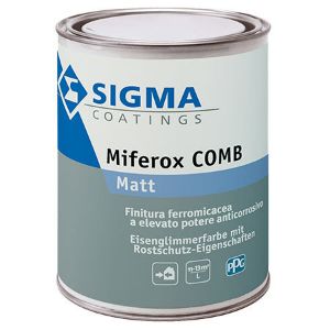 Immagine di SMALTO FERROMICACEO MIFEROX COMB BASE GRIGIO 02 1 LT PPG SIGMA