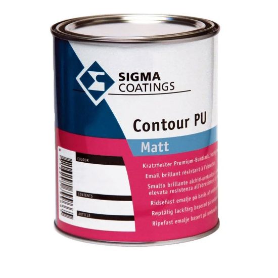Immagine di SMALTO AL SOLVENTE CONTOUR PU MATT 1 LT BIANCO PPG SIGMA