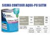 Immagine di SMALTO ALL'ACQUA CONTOUR AQ-PU SAT 0,5 LT BIANCO PPG SIGMA