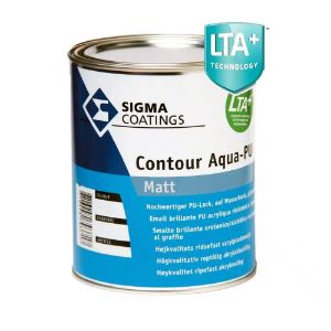 Immagine di SMALTO ALL'ACQUA CONTOUR AQ-PU MAT 2,31 LT BASE ZN PPG SIGMA