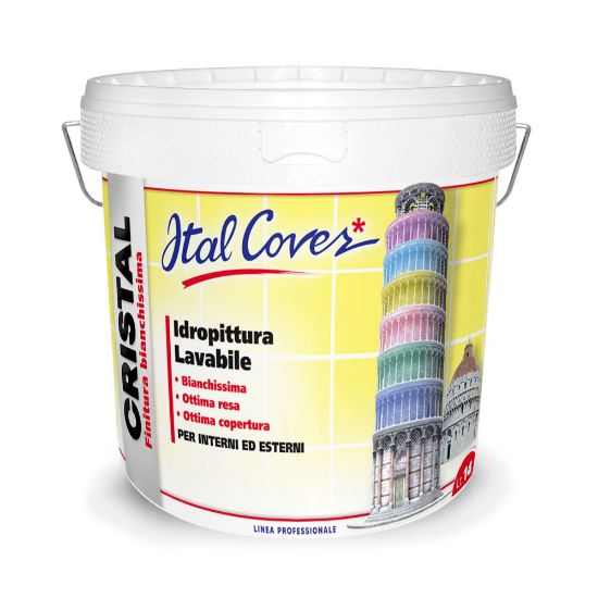 Immagine di LAVABILE BIANCO CRISTAL 4 LT ITAL COVER