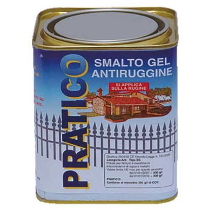 Immagine di SMALTO GEL ANTIRUGGINE ROSSO 0,75 LT TWENTE PAINTS