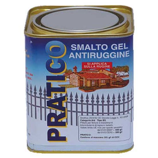 Immagine di SMALTO GEL ANTIRUGGINE MARRONE 0,75 LT TWENTE PAINTS