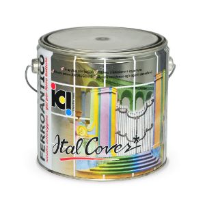 Immagine di SMALTO FERROANTICO NERO GRAFITE 0,75 LT ITALCOVER