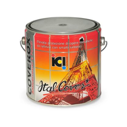 Immagine di ANTIRUGGINE SINTETICO COVEROX ROSSA 0,5 LT ITALCOVER