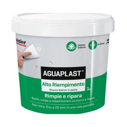 Immagine di STUCCO IN PASTA FIBRATO 1 KG AGUAPLAST