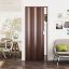 Immagine di PORTA A SOFFIETTO LUCIANA PVC NOCE MANSONIA CM 88,5x214