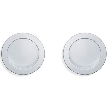 Immagine di MANIGLIA SENZA NOTTOLINO PER PORTE SCORREVOLI CROMO SATINATO