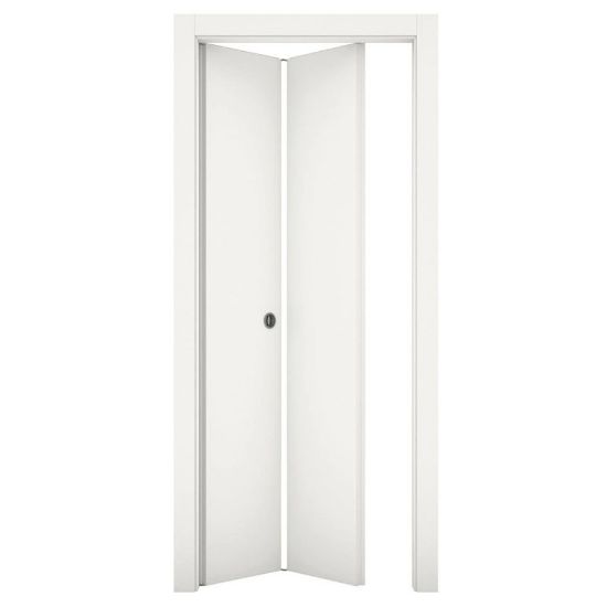 Immagine di PORTA OLTRE A LIBRO QUATER FRASSINO BIANCO MISURA 90x210x10/12 CM REVERSIBILE