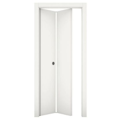 Immagine di PORTA OLTRE A LIBRO QUATER FRASSINO BIANCO MISURA 60x210x10/12 CM REVERSIBILE