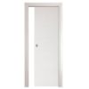 Immagine di PORTA OLTRE SCORREVOLE FRASSINO BIANCO MISURA 80x210x10/12 CM REVERSIBILE