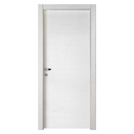 Immagine di PORTA OLTRE BATTENTE FRASSINO BIANCO MISURA 90x210x10/12 CM REVERSIBILE (SENZA MANIGLIA)