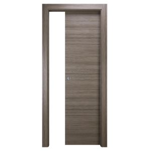 Immagine di PORTA EASY SCORREVOLE INTERNO CENERE MISURA 60x210x10/12 CM REVERSIBILE