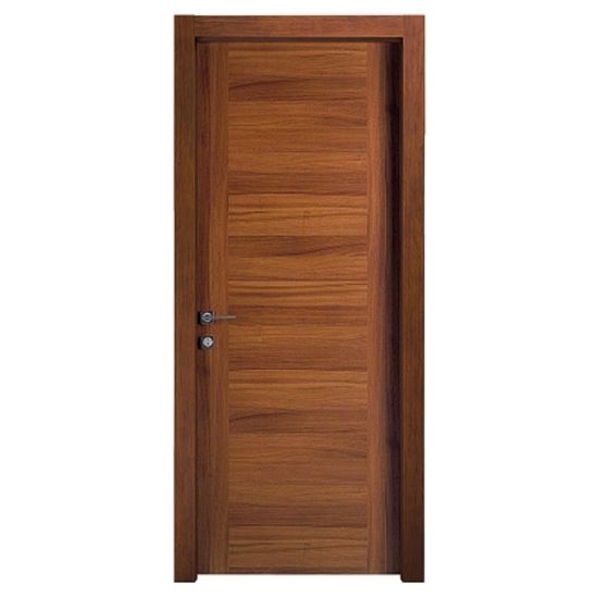 Immagine di PORTA EASY BATTENTE NOCE CELLINI MISURA 80x210x10/12 CM REVERSIBILE (SENZA MANIGLIA)