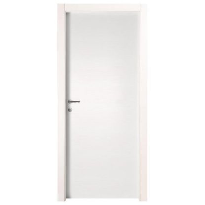 Immagine di PORTA EASY BATTENTE BIANCO GRAFFIATO MISURA 60x210x10/12 CM REVERSIBILE (SENZA MANIGLIA)