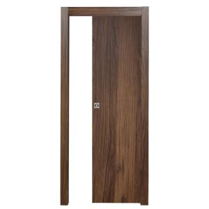Immagine di PORTA MICROTEC NOCE QUERCIA SCORREVOLE INTERNO MISURA 90x210x10/12 CM REVERSIBILE