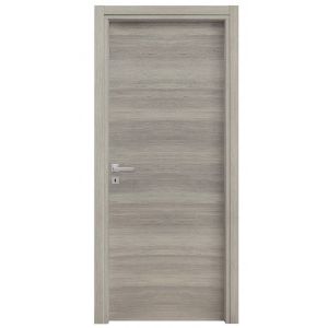 Immagine di PORTA MICROTEC ROVERE GRIGIO BATTENTE MISURA 70x210x10/12 CM REVERSIBILE (SENZA MANIGLIA)