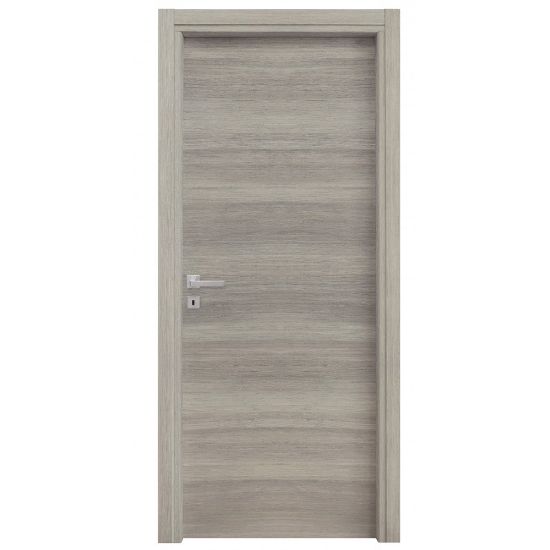 Immagine di PORTA MICROTEC ROVERE GRIGIO BATTENTE MISURA 60x210x10/12 CM REVERSIBILE (SENZA MANIGLIA)