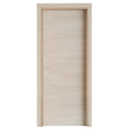 Immagine di PORTA MICROTEC ROVERE SBIANCATO BATTENTE MISURA 80x210x10/12 CM REVERSIBILE (SENZA MANIGLIA)