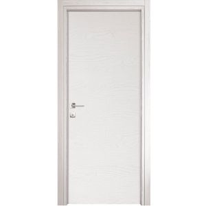 Immagine di PORTA MICROTEC FRASSINO BIANCO BATTENTE MISURA 90x210x10/12 CM REVERSIBILE (SENZA MANIGLIA)