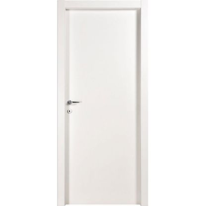 Immagine di PORTA MICROTEC BIANCO BATTENTE MISURA 70x210x10/12 CM REVERSIBILE (SENZA MANIGLIA)