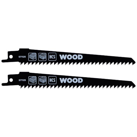 Immagine di LAMA GATTUCCIO PER LEGNO CONFEZIONE DA 2 PZ LUNGHEZZA 152 MM EINHELL