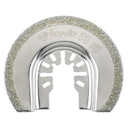 Immagine di LAMA AD IMMERSIONE PER MULTIFUNZIONE SEMICIRCOLARE DIAMANTATA PER CERAMICHE 65 MM SPESSORE 1,3 MM EINHELL
