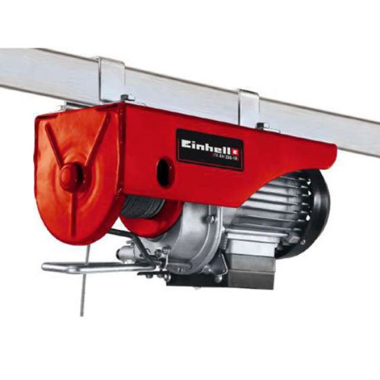 Immagine di ELEVATORE ELETTRICO EINHELL TC-EH 250-18 FUNE 18 MT FORNITO SENZA SOSTEGNO A BANDIERA