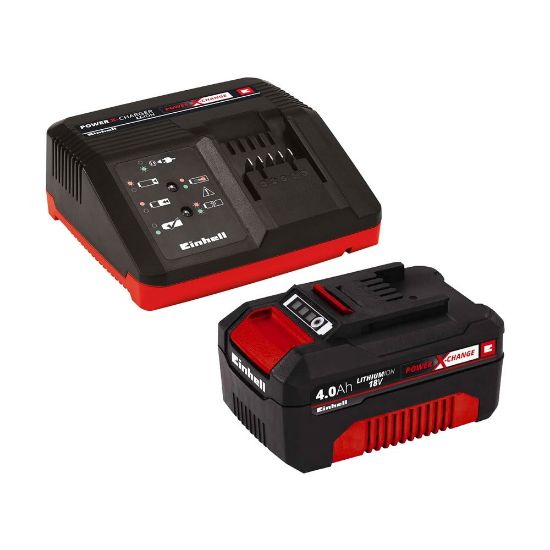 Immagine di STARTER KIT 1 BATTERIA 18V 4,0AH CARICA BATTERIE RAPIDO EINHELL