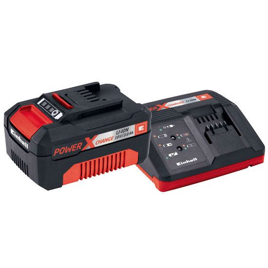 Immagine di STARTER KIT 1 BATTERIA 18V 3AH CARICA BATTERIE RAPIDO EINHELL