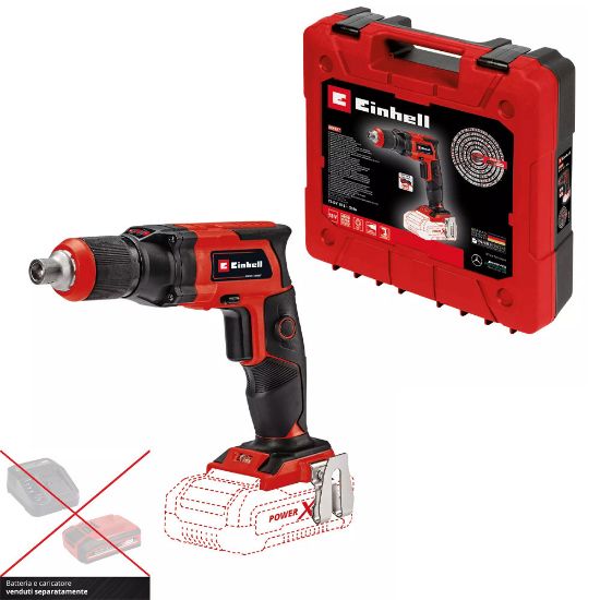 Immagine di CORPO MACCHINA A BATTERIA AVVITATORE PER CARTONGESSO TE-DY 18 LI 18V EINHELL