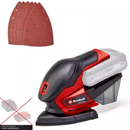 Immagine di CORPO MACCHINA A BATTERIA LEVIGATRICE ORBITALE TE-OS 18/150 LI 18V EINHELL