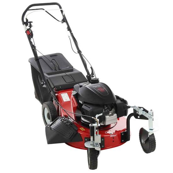 Immagine di TAGLIAERBA A SCOPPIO PIVOT 53 SH LARGHEZZA TAGLIO 52 CM MOTORE HONDA GVCX200 201 CC CON RUOTE PIVOTTANTI TRAZIONATO MARINA SYSTEM