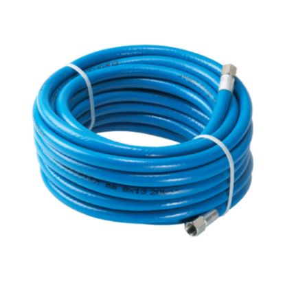 Immagine di TUBO GOMMA IN PVC Ø 8x13 LUNGHEZZA 10 MT CON ATTACCO FILETTATO 1/4 F/F