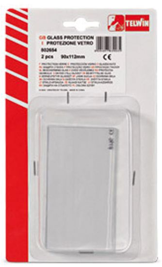 Immagine di KIT 2 VETRI TRASPARENTI PER MASCHERA A CASCO TELWIN