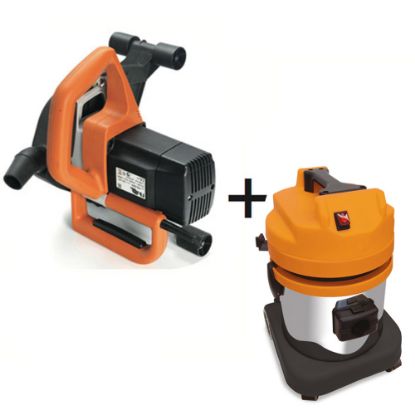 Immagine di SCANALATORE DOPPIO DISCO FB50 2300 W CON ASPIRATORE IDR0 400 VIBRO COMER