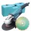 Immagine di SMERIGLIATRICE 230MM GA9020KD.2200W CON VALIGETTA E 1 DISCO DIAMANTATO MAKITA