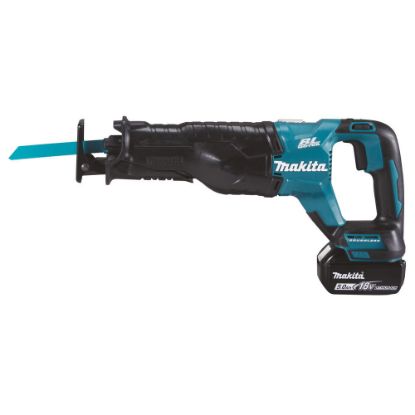 Immagine di SEGHETTO DIRITTO BRUSHLESS DJR187RTE CON 2 BATTERIE 18 V 5 AH MAKITA