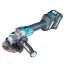 Immagine di SMERIGLIATRICE 125 MM BRUSHLESS GA023GM201 CON 2 BATTERIE 40 V 4 Ah CON AFT BRAKE E SISTEMA AWS MAKITA