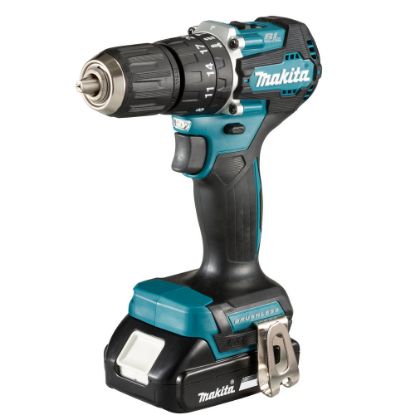 Immagine di TRAPANO AVVITATORE A PERCUSSIONE DHP487RAJ 40NM BRUSHLESS CON 2 BATTERIE 18V 2,0AH MAKITA