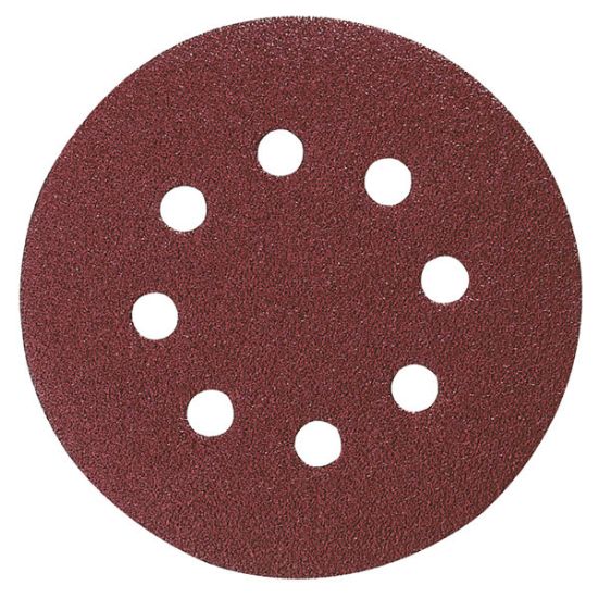 Immagine di DISCO ABRASIVO PER ORBITANTE Ø 125 MM GRANA 180 CONFEZIONE 10 PZ MAKITA