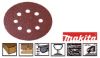 Immagine di DISCO ABRASIVO PER ORBITANTE Ø 125 MM GRANA 100 CONFEZIONE 10 PZ MAKITA