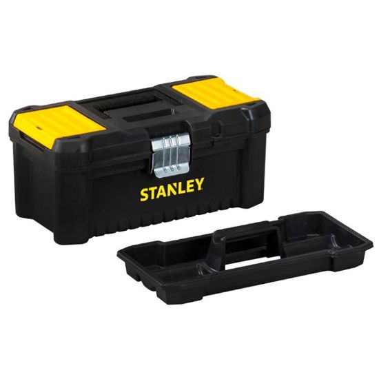 Immagine di CASSETTA ESSENTIAL 19' PLASTICA CON CERNIERA IN METALLO STANLEY