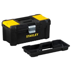 Immagine di CASSETTA ESSENTIAL 16' PLASTICA CON CERNIERE IN METALLO STANLEY
