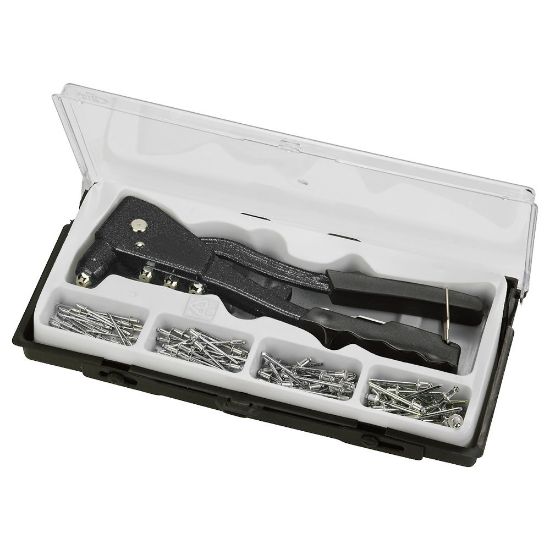 Immagine di RIVETTATRICE MANUALE IN CASSETTA CON 100 RIVETTI INCLUSI EINHELL