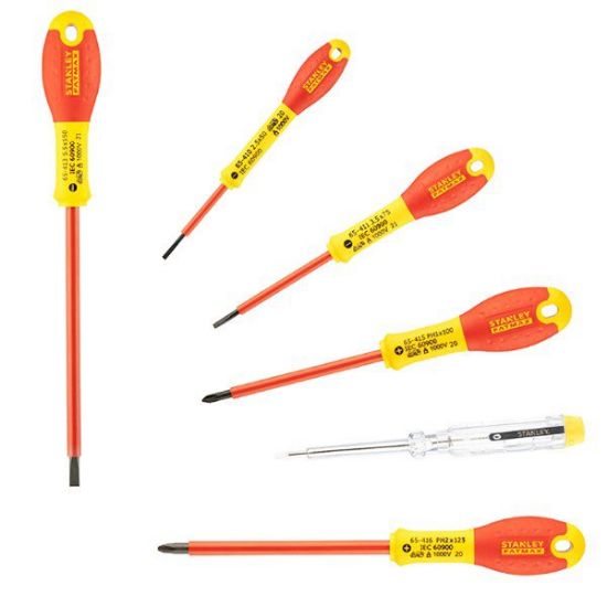 Immagine di CACCIAVITE SET 6 PZ ELETTRICISTA STANLEY