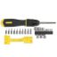 Immagine di SET GIRAVITE PORTAINSERTO MAGNETICO A CRICCHETTO CONFEZIONE 10 PZ STANLEY