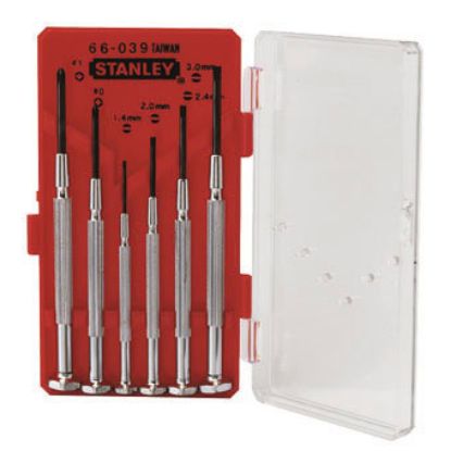 Immagine di CACCIAVITE SET 6 PZ OROLOGIAIO STANLEY